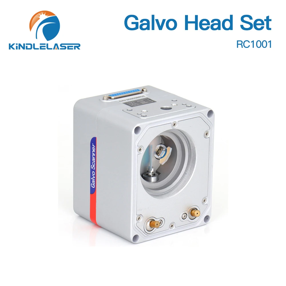 KINDLELASER RC1001 Fiber Laser Scanning Galvo Head Set 10.6um &1064nm & 355nm 10mm Galvanometer Scanner with Power Supply