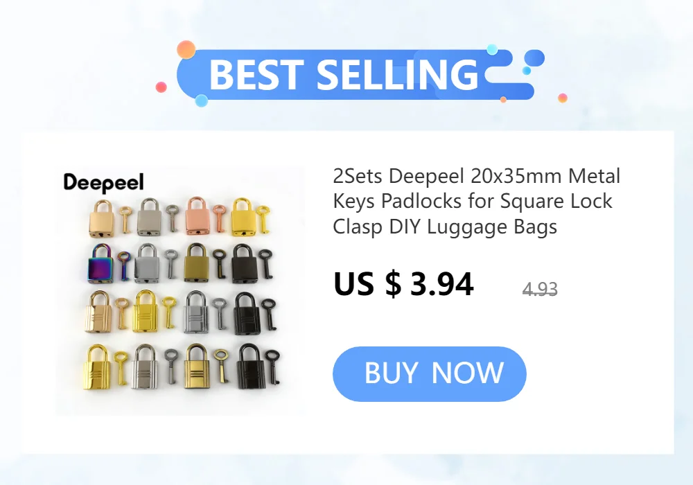 2/5Pcs Deepeel 40X45mm Metal Snap Lock Handbag Clasps Closure Buckle DIY Purse Twist Turn Locks Bags Replacement Accessories