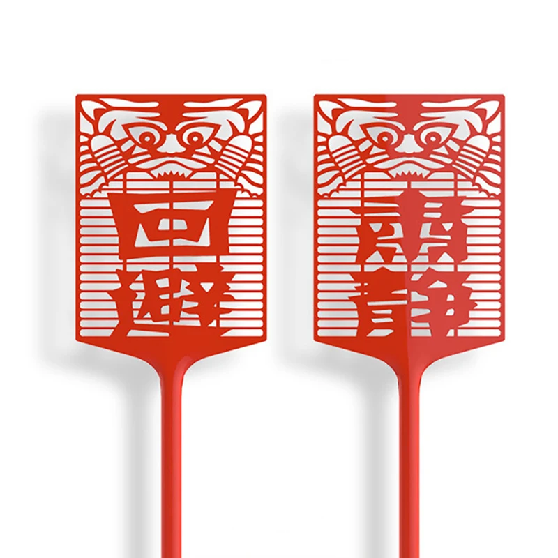 2Pcs Plastic Fly Swatter Manual Swat Mosquito Pest Control With Long Handle Pest Control Tools Home Supplies