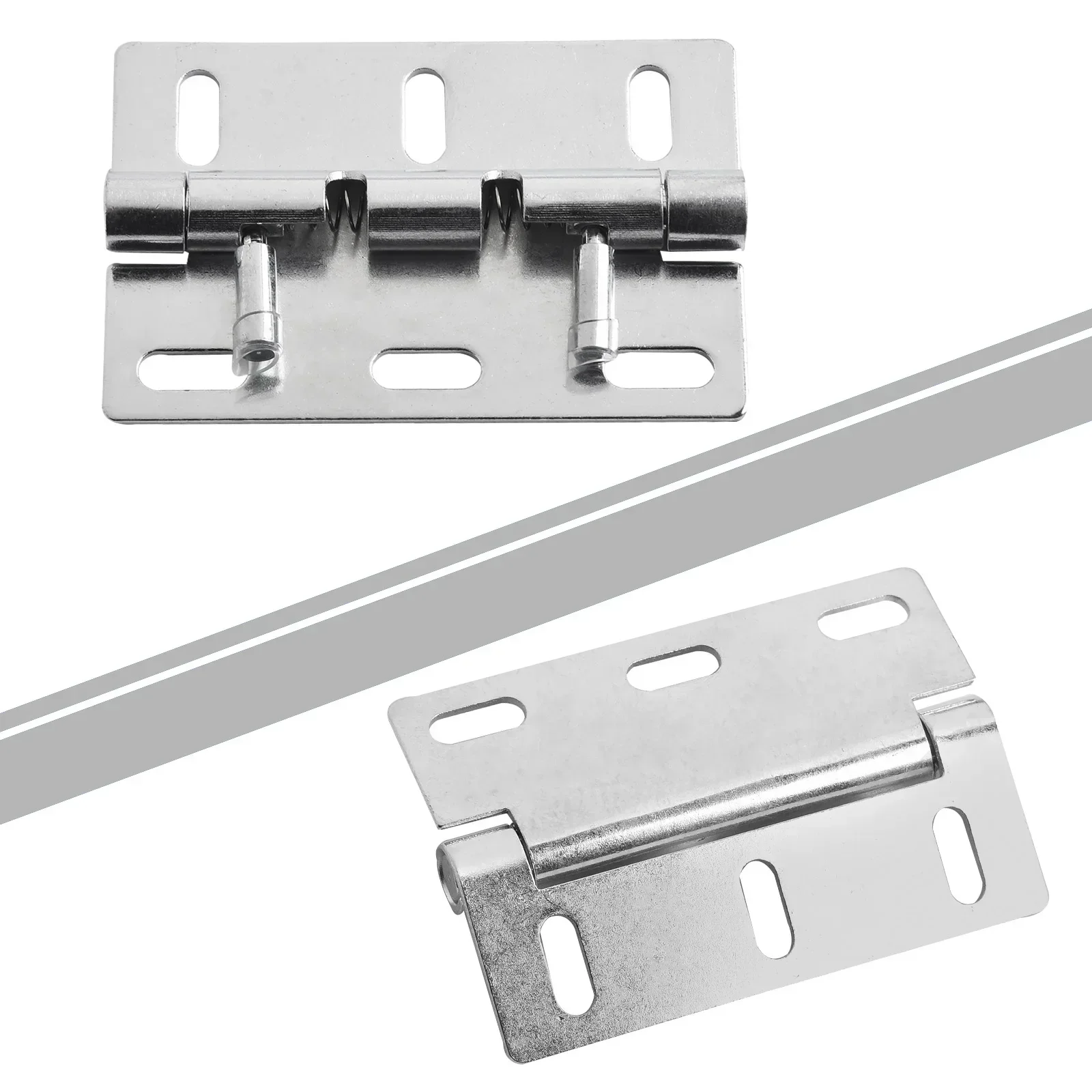 Stainless Steel Removable Hinge Adjustable Spring Latch Door Limit Hinge Home Improvement DIY Supplies And Accessories