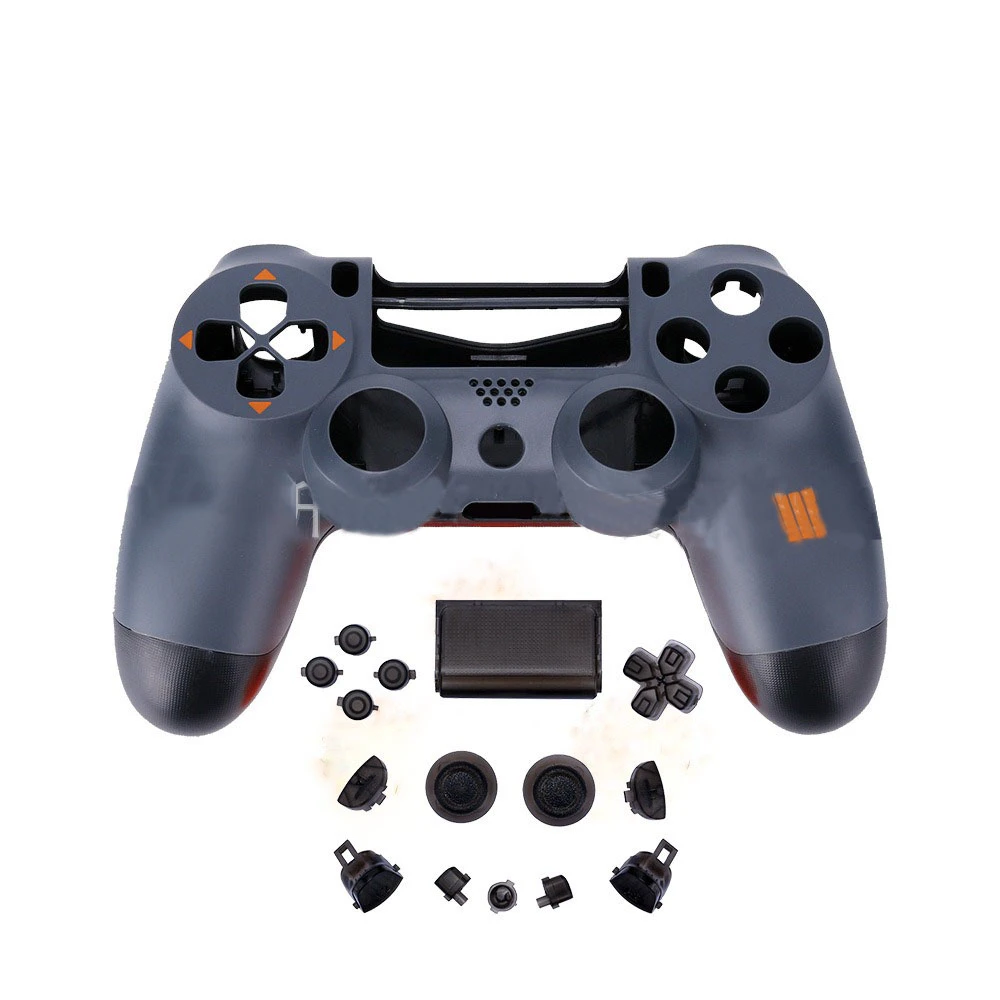 Full set Housing Shell with Buttons Mod Kit For PS4 PRO Controller JDM-040 Cover Case DIY Faceplate Decoration Repair Parts