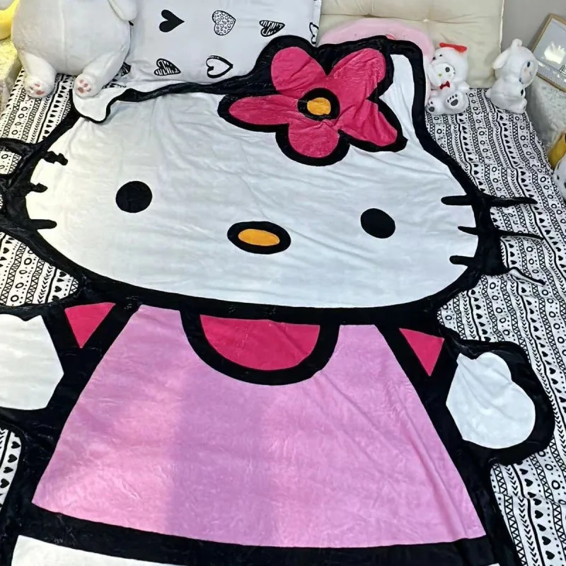 

Одеяло Hellokitty Kawaii, аниме мультяшный карандаш Шин Чан, детское одеяло для сна, одеяло для дивана, удобный романтический подарок для пары