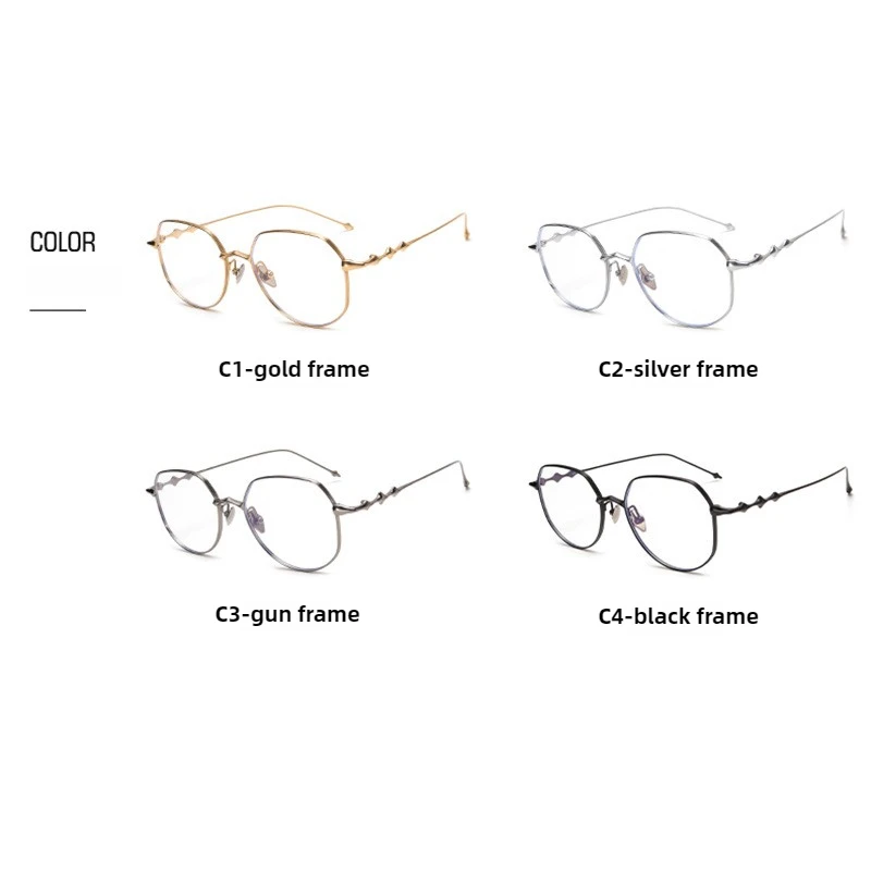 2025 Retro Narrow Frame Square Solid Titanium Ultra-Light Optical Glasses Frame For Men Women Luxury Designer Korean Eyewear