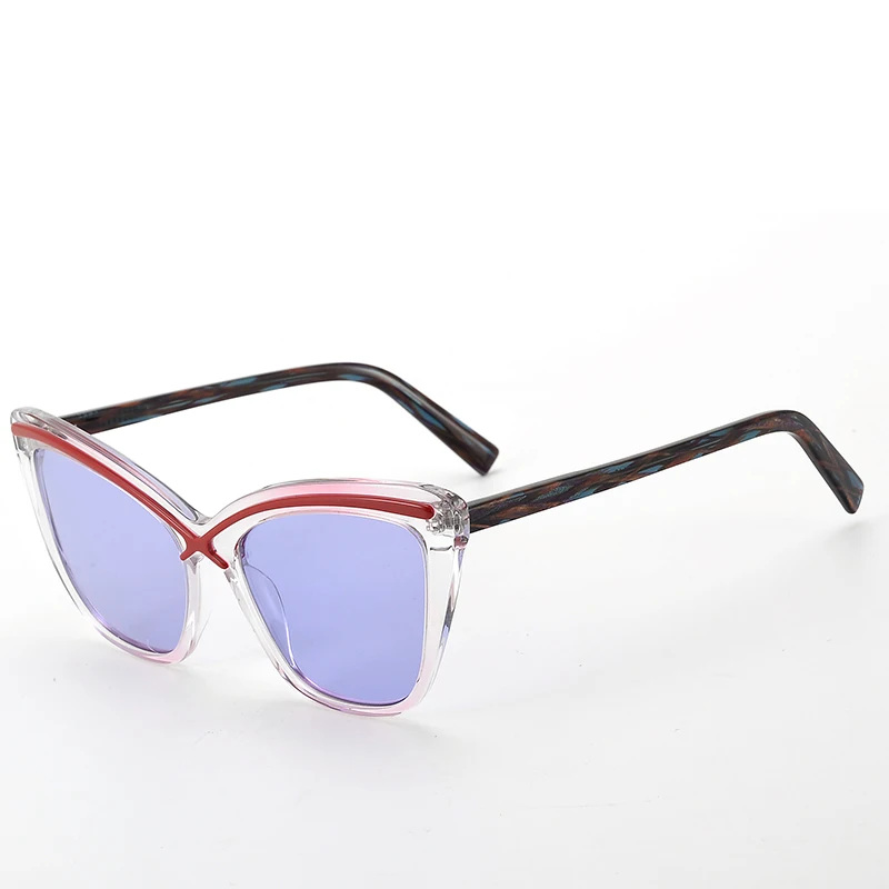 

Japan Style Exquisite Cat Eye Acetate Sunglasses Titanium sunglasses Women Only Classic Multipurpose Outdoor UV400 Protection