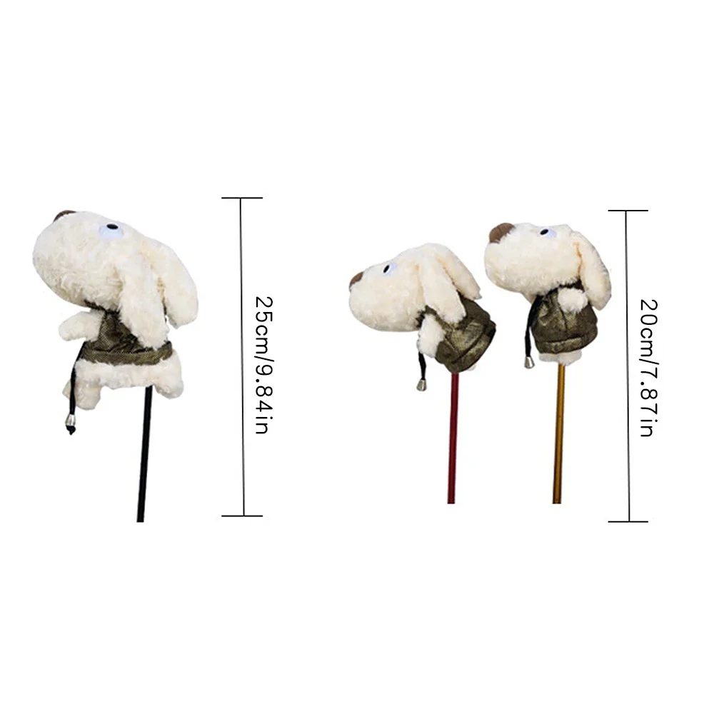 Novedad Golf cubierta de cabeza de madera Protector en forma de cachorro para conductor Fairway Club Golf Headcover Woods accesorios de Golf