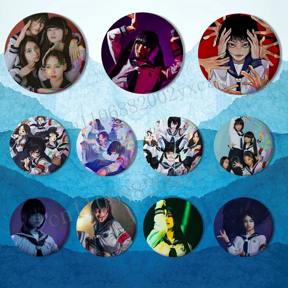 

AG Toryanse ATARASHII GAKKO Round Exquisite Badge Brooches Creative Pins For Clothes Hat Backpack Gift Accessories