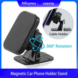 Magnetic Car Phone Holder Car Air Vent Phone Mount Universal Dashboard Magnet Cell Phone Holder Stand for iPhone Samsung Xiaomi