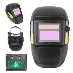 Large View Welder Mask True Color Lens Auto Darkening Solar Power Welding Helmet For Arc Weld Grind Cut