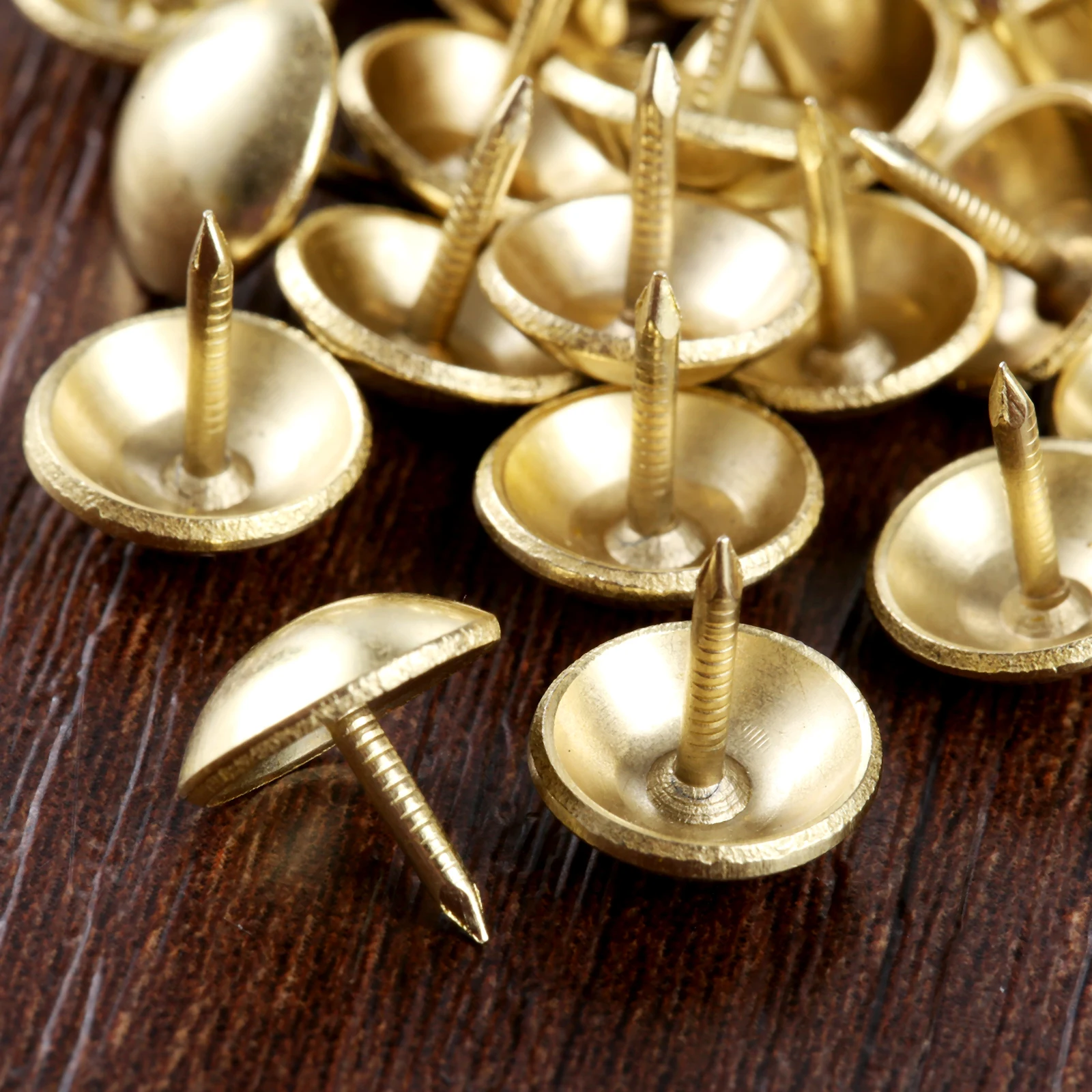 100pcs Upholstery Nails Silver/Gold 11*11mm Nails Sofa Studs Pins Tacks Jewelry Box Basket Furniture Hardware