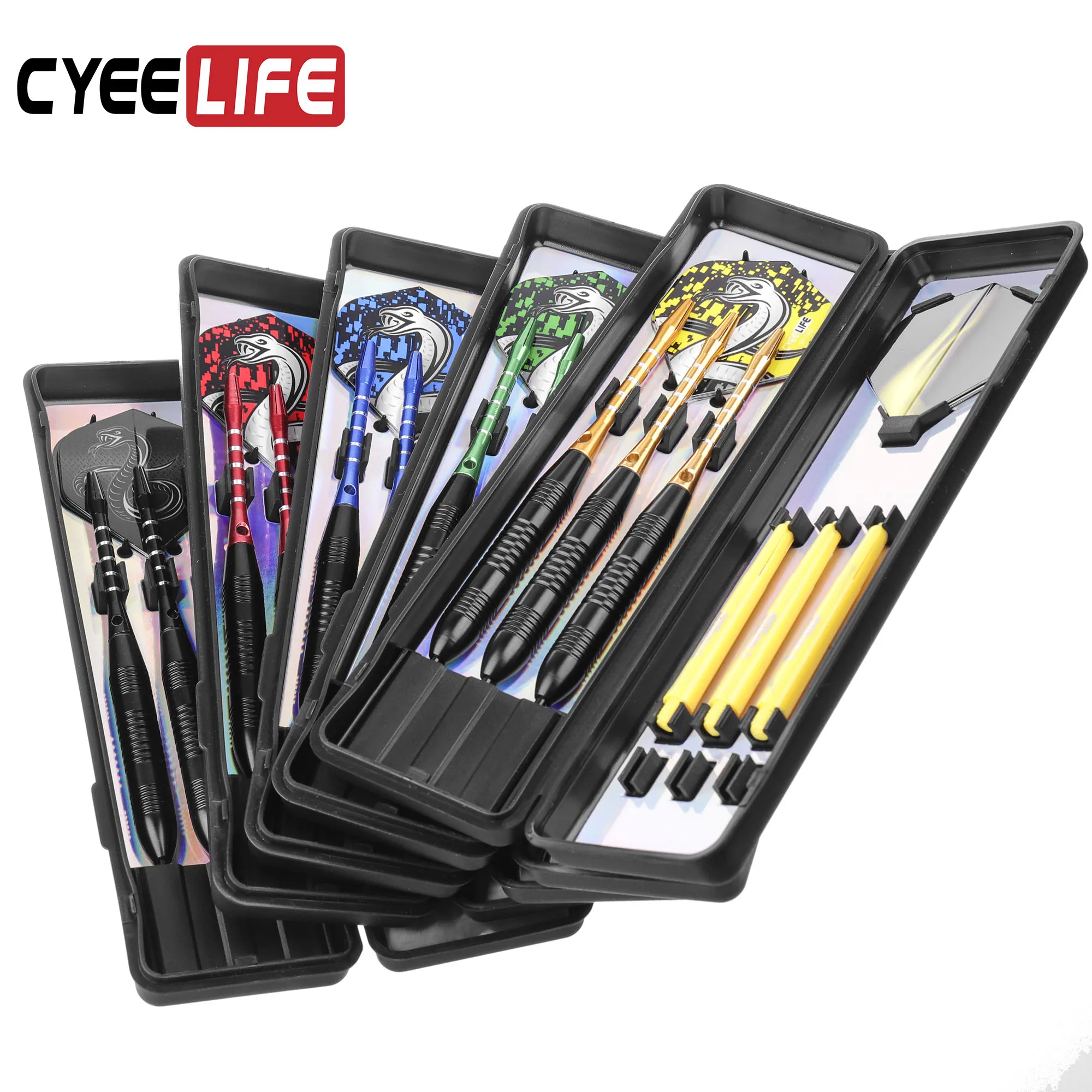 CyeeLife 23g hard dart steel needle home entertainment practice competition fall resistant hard flying mark genuine