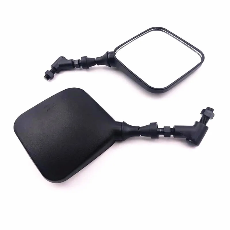 Black Dual Sport Motorcycle Mirrors Side Mirrors For Suzuki DR 200 250 DR350 350 DRZ 400 650 DR650 2Pieces/lot