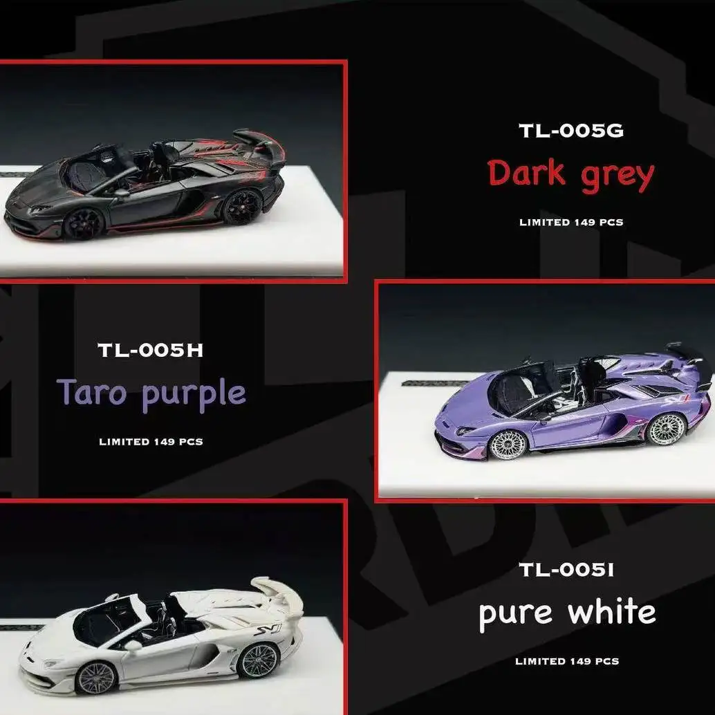 TARDIS 1:64 Resin Aventador SVJ Simulation Car Model Collection Item Adult Decoration Item