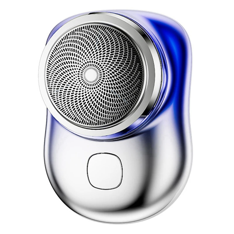 ماكينة حلاقة كهربائية صغيرة للسفر قابلة للغسل وقابلة لإعادة الشحن ومحمولة وغير مؤلمة ماكينة تشذيب لاسلكية للوجه واللحية