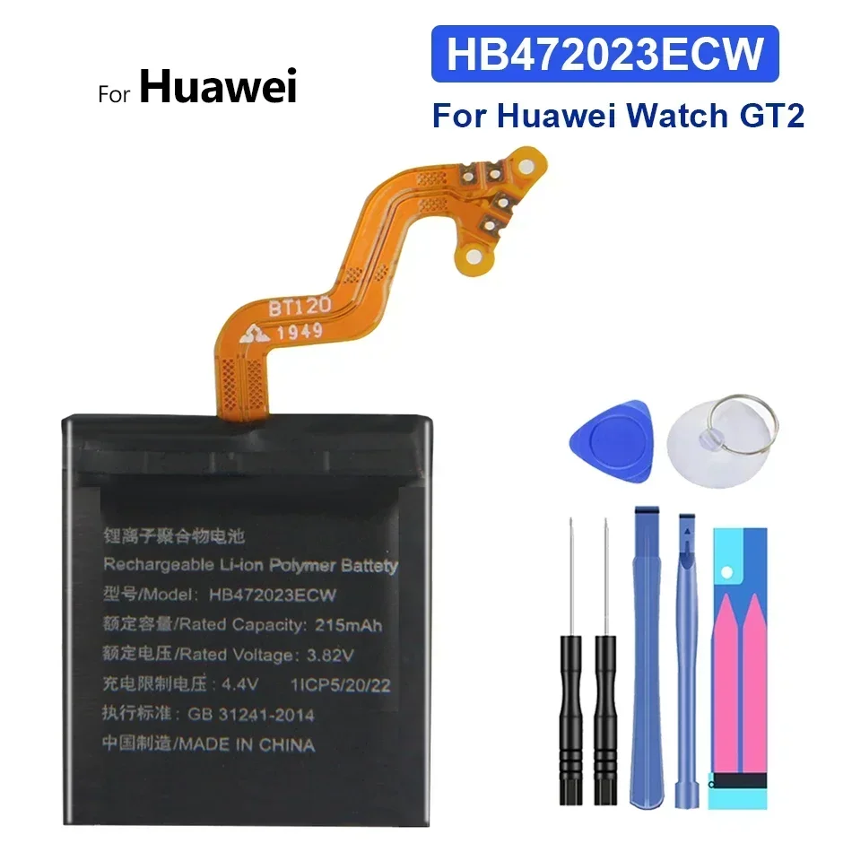 HB442528EBC HB512627ECW+ HB472023ECW HB532729ECW Battery For Huawei Watch 1 2 Pro 2Pro 4G GT2 42mm GT2 Pro GT2Pro 46mm