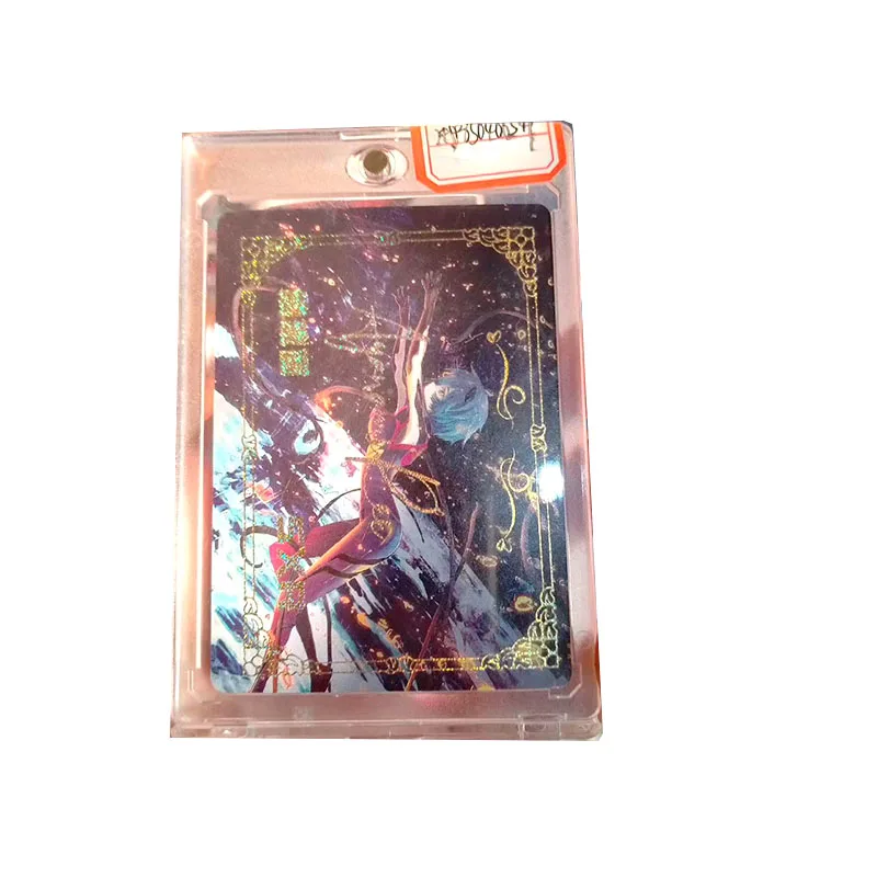 Eva Ayanami Rei Asuka Langley Soryu Anime Karakters Bronzing Color Flash Collectie Kaart Cartoon Speelgoed Kerstcadeau