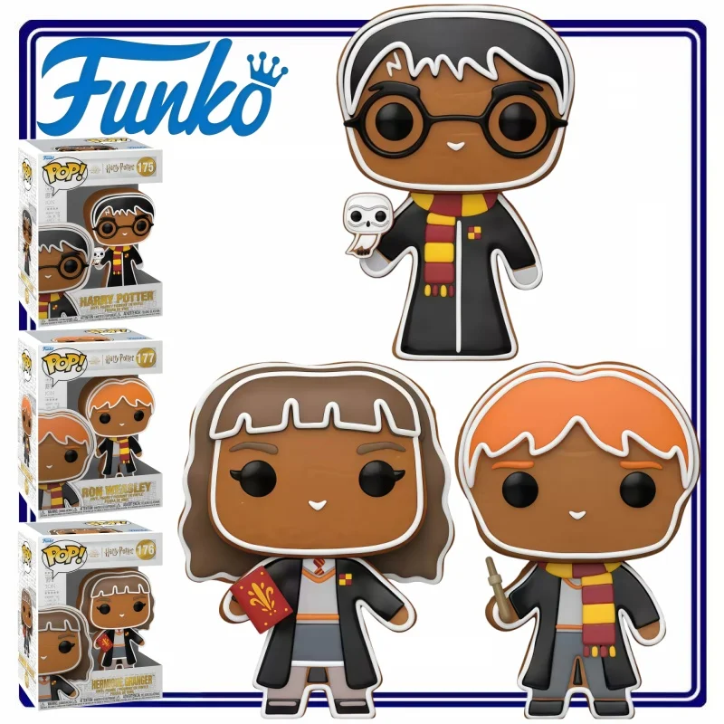 Figura de Vinilo Funko Pop de Harry Potter con Diseño de Galleta de Jengibre, Edición Festiva con Licencia Oficial, Coleccionable del Mundo Mágico, para Aficionados a la Magia