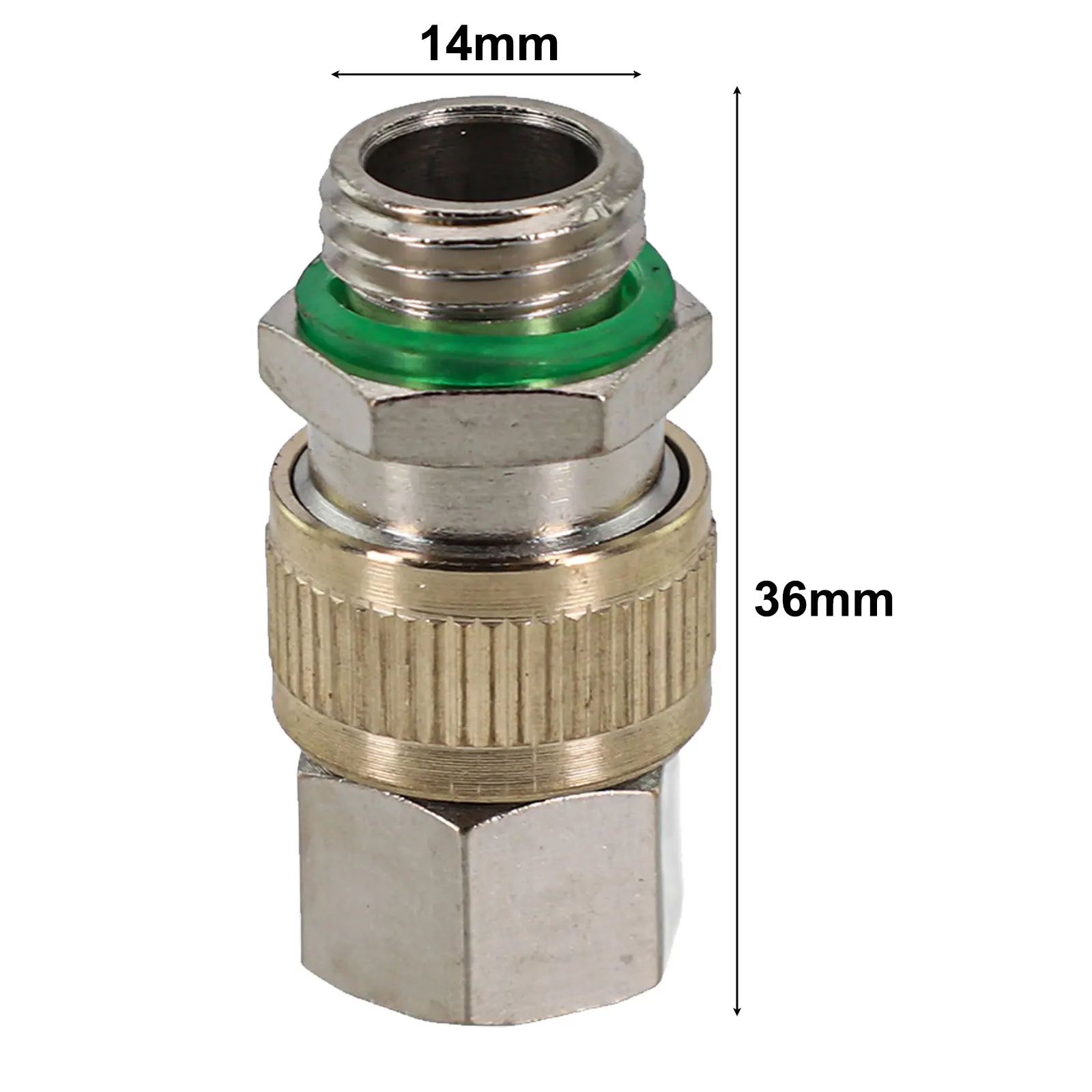 New Practical Quick Connector Dosing Machine Part Easy To Use Leak Proof Sealed Silver Gold Agricultural Hoses Sprayers