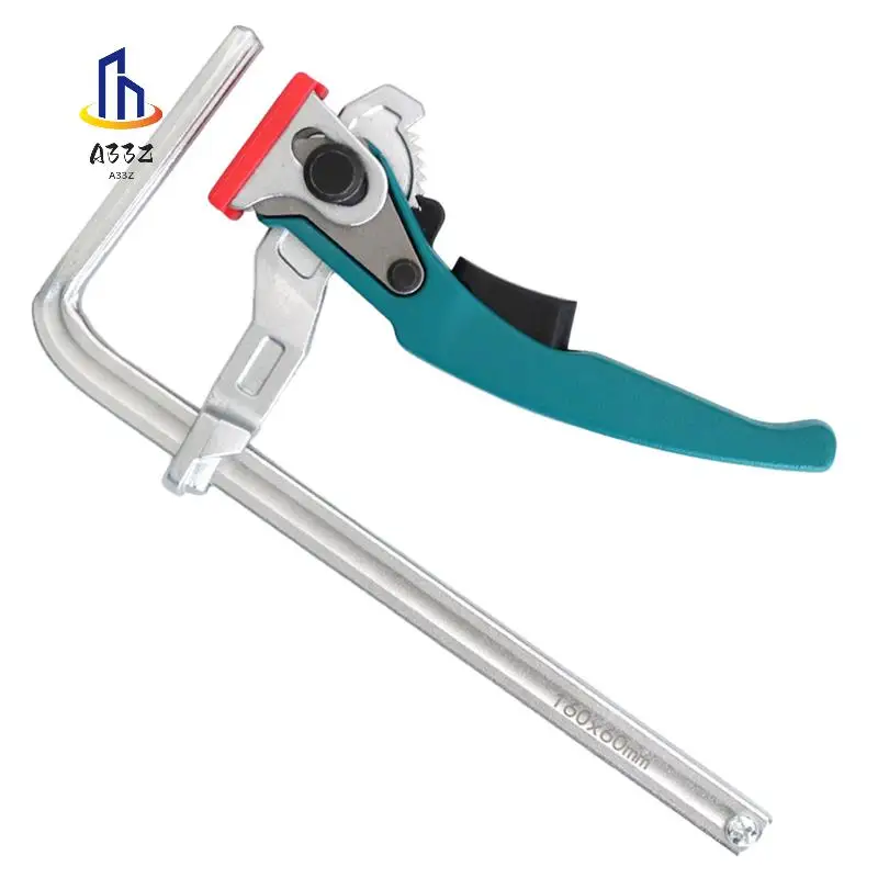 

A33Z-голубая ручка, быстрый трещоточный зажим, деревообрабатывающий трековый зажим, голубой трековый зажим с храповым механизмом