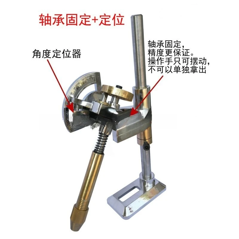Gemstone Angle Flat Polishing Copper Manipulator Grinding Machine Height Adjustment Jade Lapidary Faceting Machine With Scale