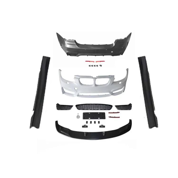 

Дамии Высококачественный внешний M4 спортивный стиль автомобильные детали передний и задний бампер боковая юбка комплект кузова для E90 E92 E93 2005-2012