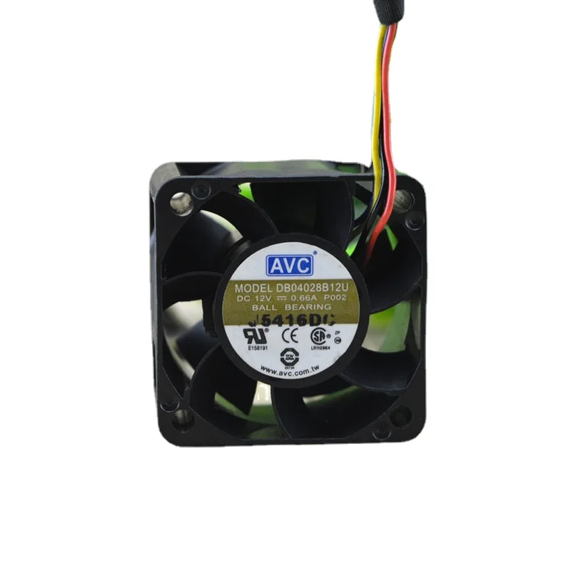 

SSEA New Fan For AVC DB04028B12U 4028 12V 0.66A 4cm 4-wire PWM Server Fan Cooling Fan 40x40x28mm