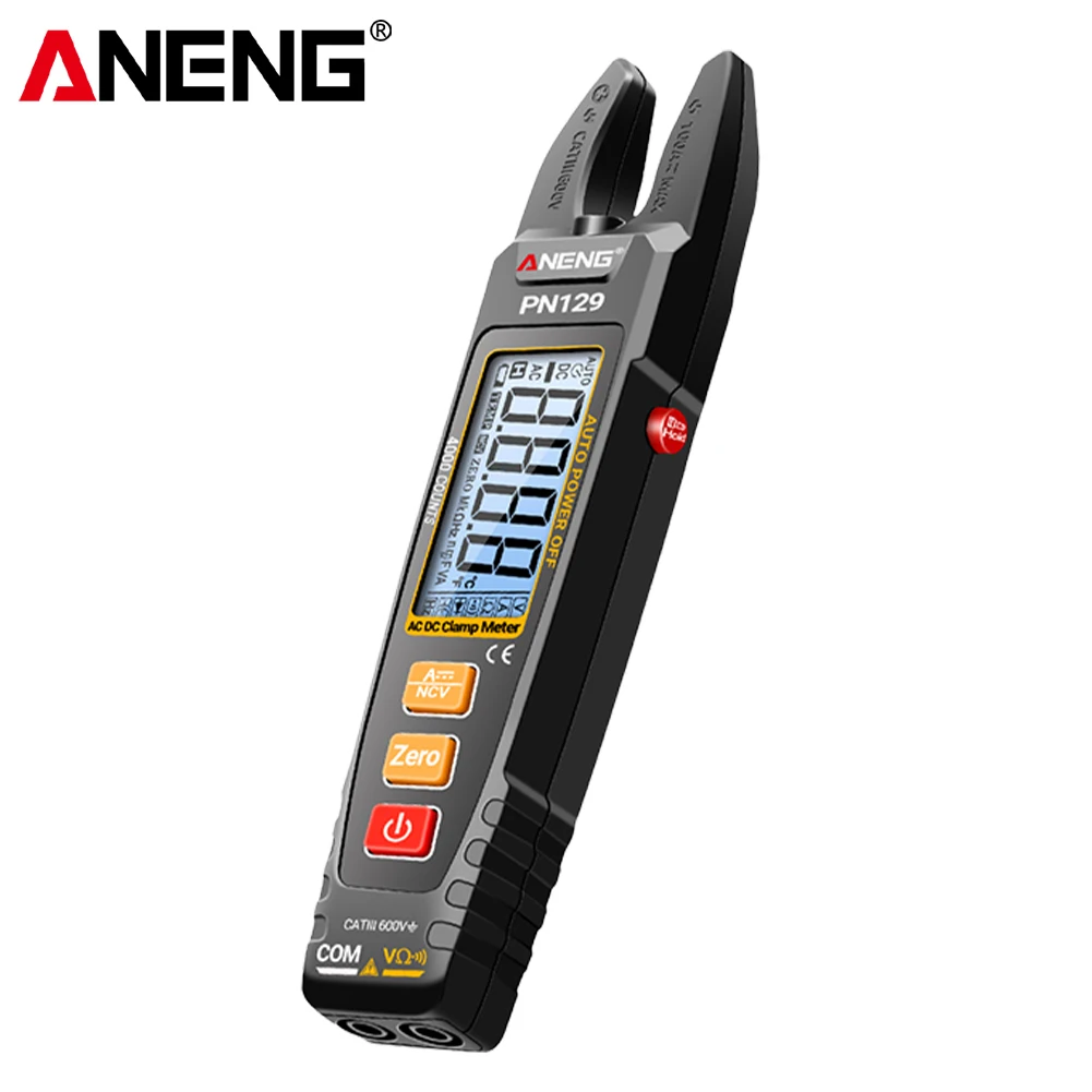 Clamp Meter 4000 Counts  U-shaped Smart Multimeter AC/DC 600V Voltage Current Resistance NCV Test Tools