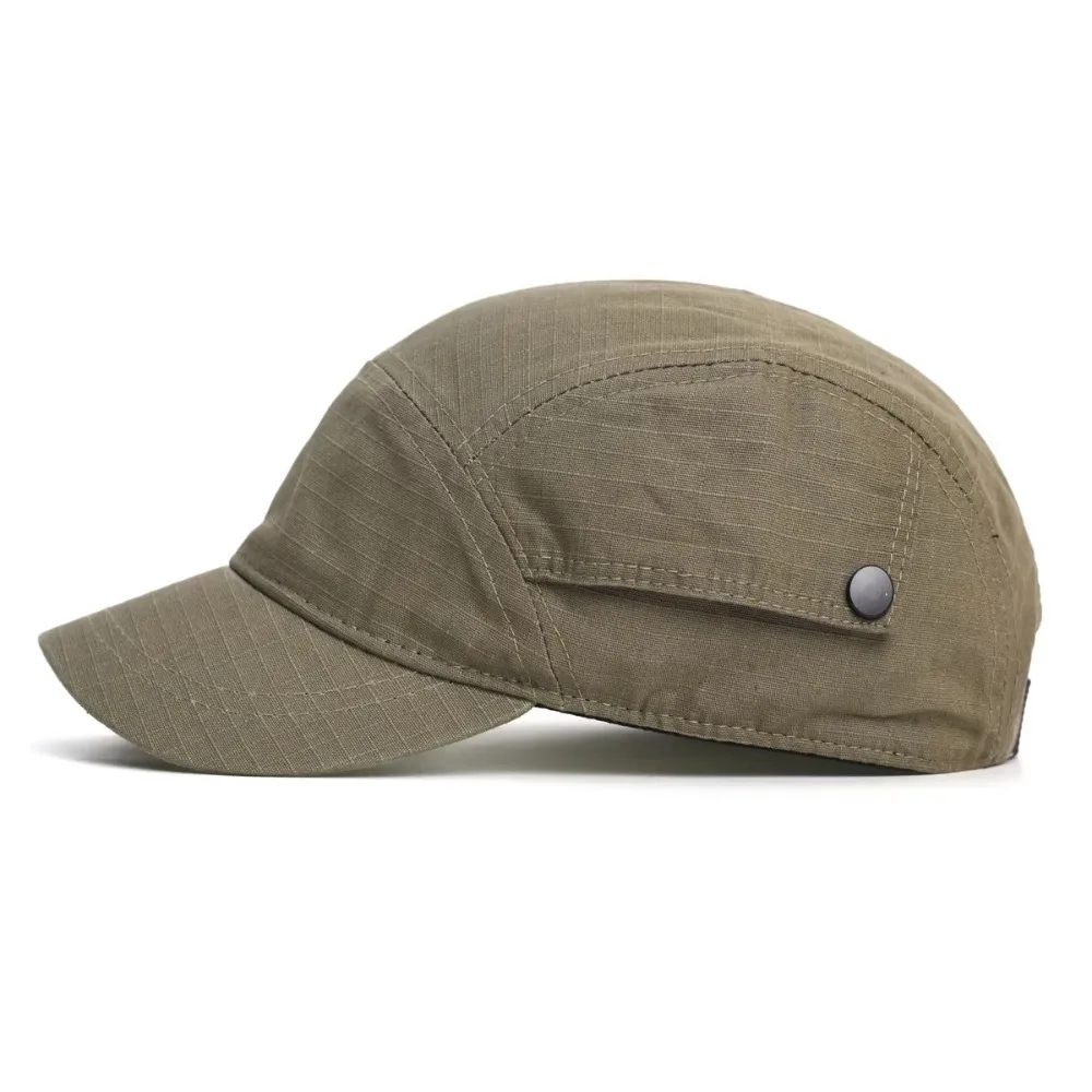 Retro Cotton Baseball Cap Adjustable Soft-top Short-brimmed Caps Low Profile Caps Men Women