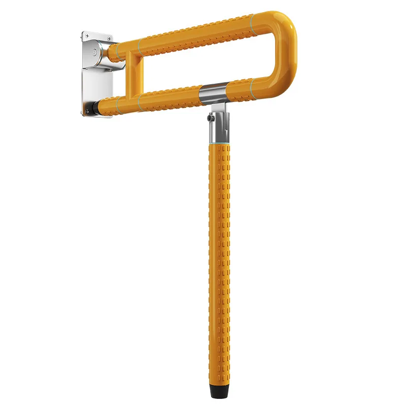 Toilet Safety Rail Stainless Steel Handrail Barrier Free Non Slip Assisted Bathroom Toilet Railing for Elderly Disabled