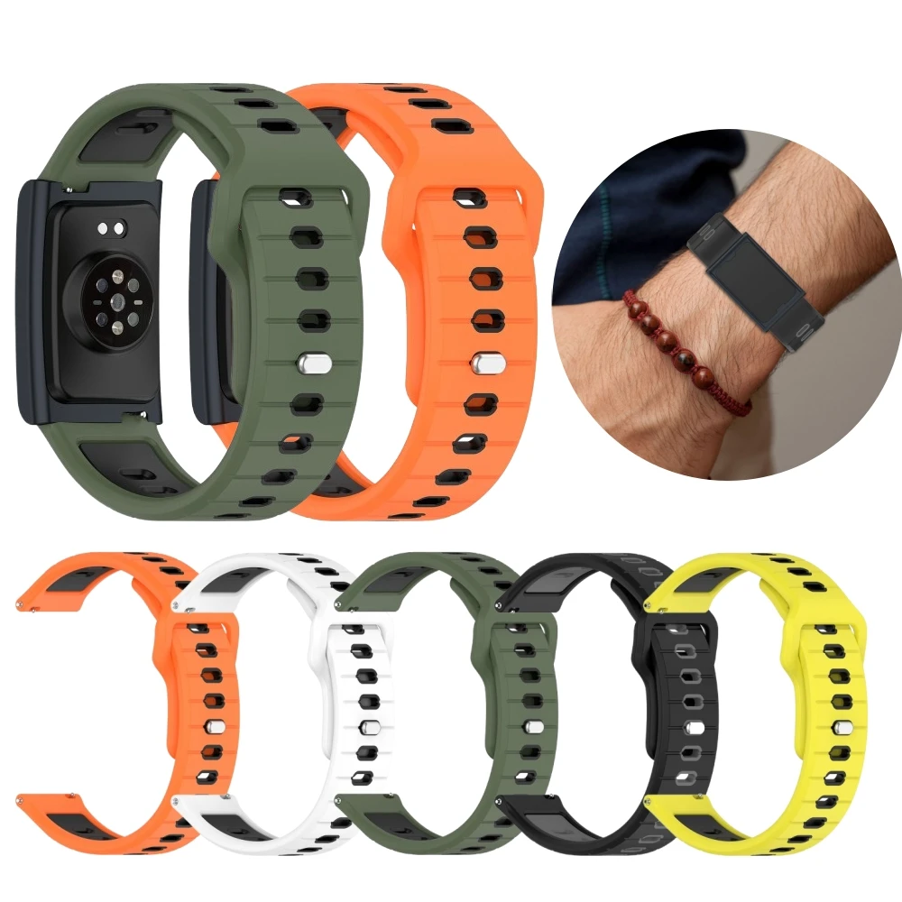 Pulseira de silicone de 22mm para huami amazfit helio, pulseira inteligente para substituição de pulseira amazfit helio