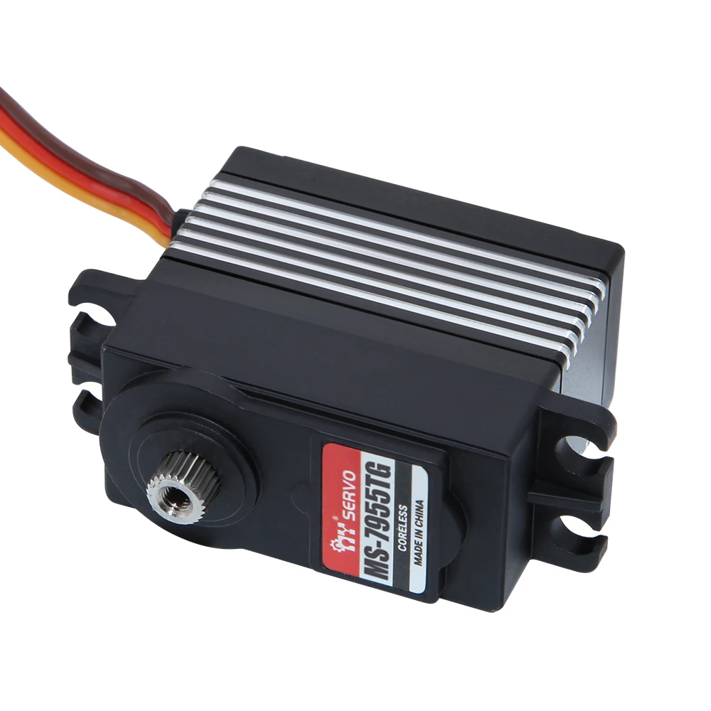 MY Servo MS-7955TG 6.0V/24KG Coreless Motor Servo Digital Ultral Splashproof Titanium Gear Replace HS-7955TG for Rc Cars Model
