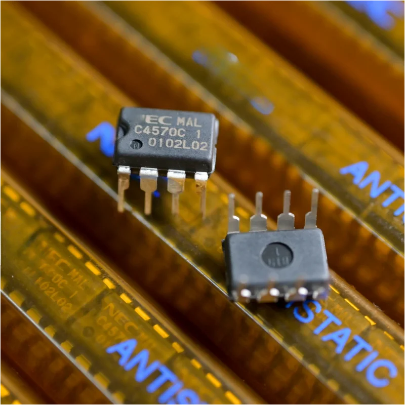 5 uds UPC4570C C4570C 100% Original IC AUDIO 2 CIRCUITO 8DIP