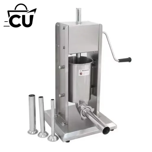Manual Sausage Filler Stuffer Machine 5L Commercial Home Use 304 Stainless Steel Filler