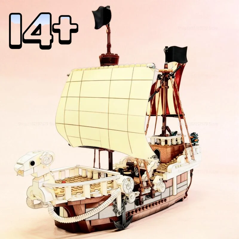 

1376PCS Diseny Adventure Ship Ornament Home Decoration Movie Model MOC 75639 Craft Suit DIY Assembly for Kids or Adults Gifts