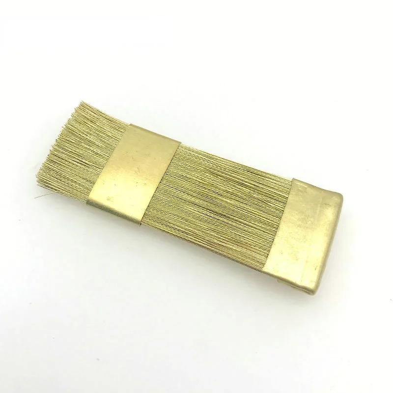 5pcs Bur Cleaning Brass Wire Brush Nail Drill Bits Cleaning Brush Copper Wire Brushes Dental Burs Files Stand Cleaning Tool