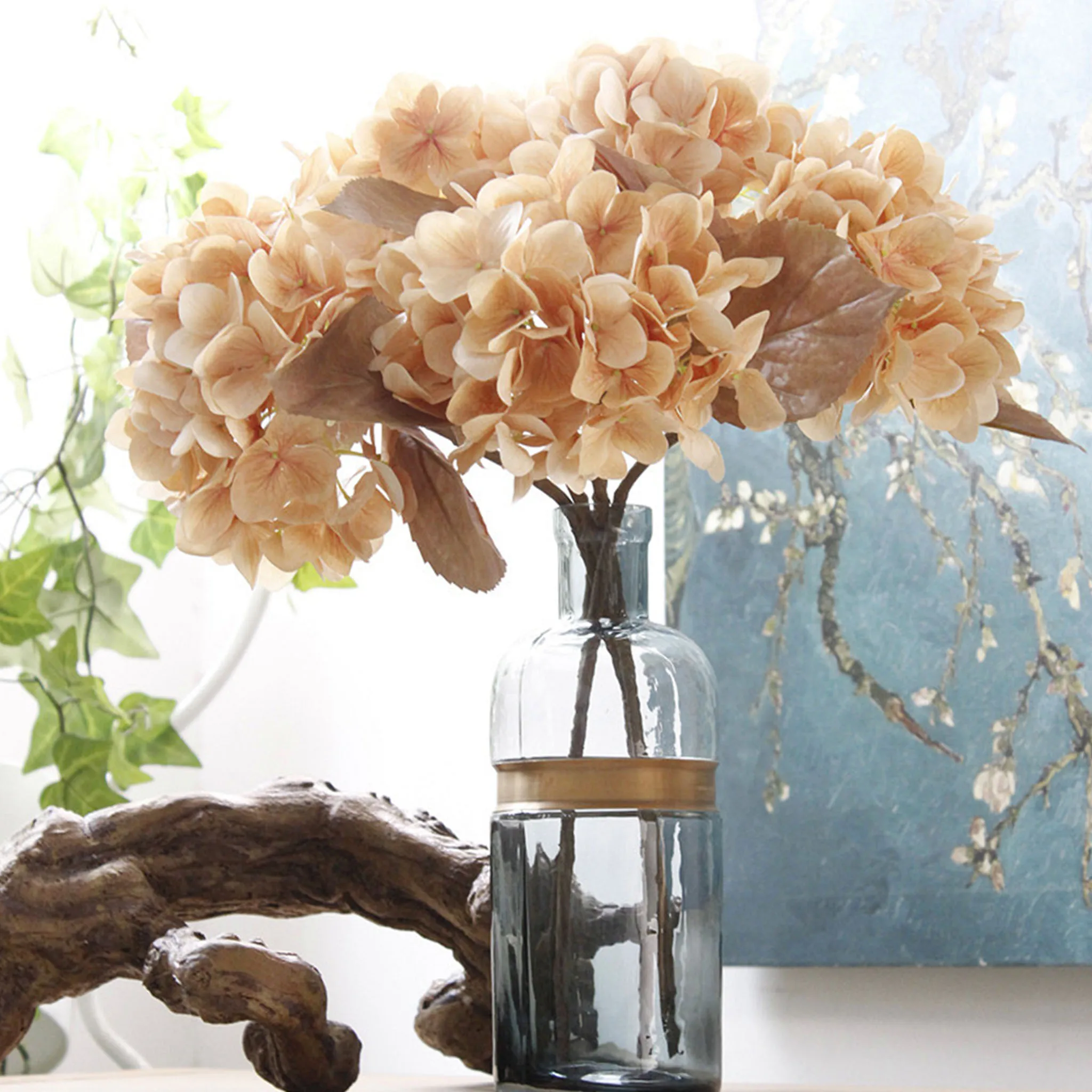 

Artificial Hydrangea Flowers Silk Flowers Floral Arrangement Centerpieces for Fall Weddings, Events, and Special Occasions