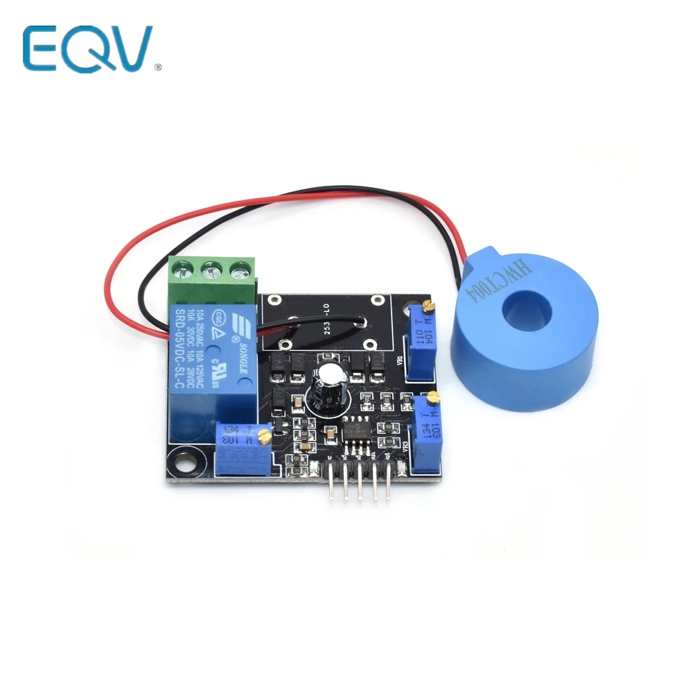 DC 5V Current Detector Sensor Module AC / Short Circuit Detection Max AC 50A Digital Output