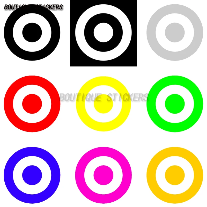 

Bullseye Bull Eye Military Round Bull Eye Stickers Vinyl Stickers Military Bull Target Hunting Practice Bow Archery