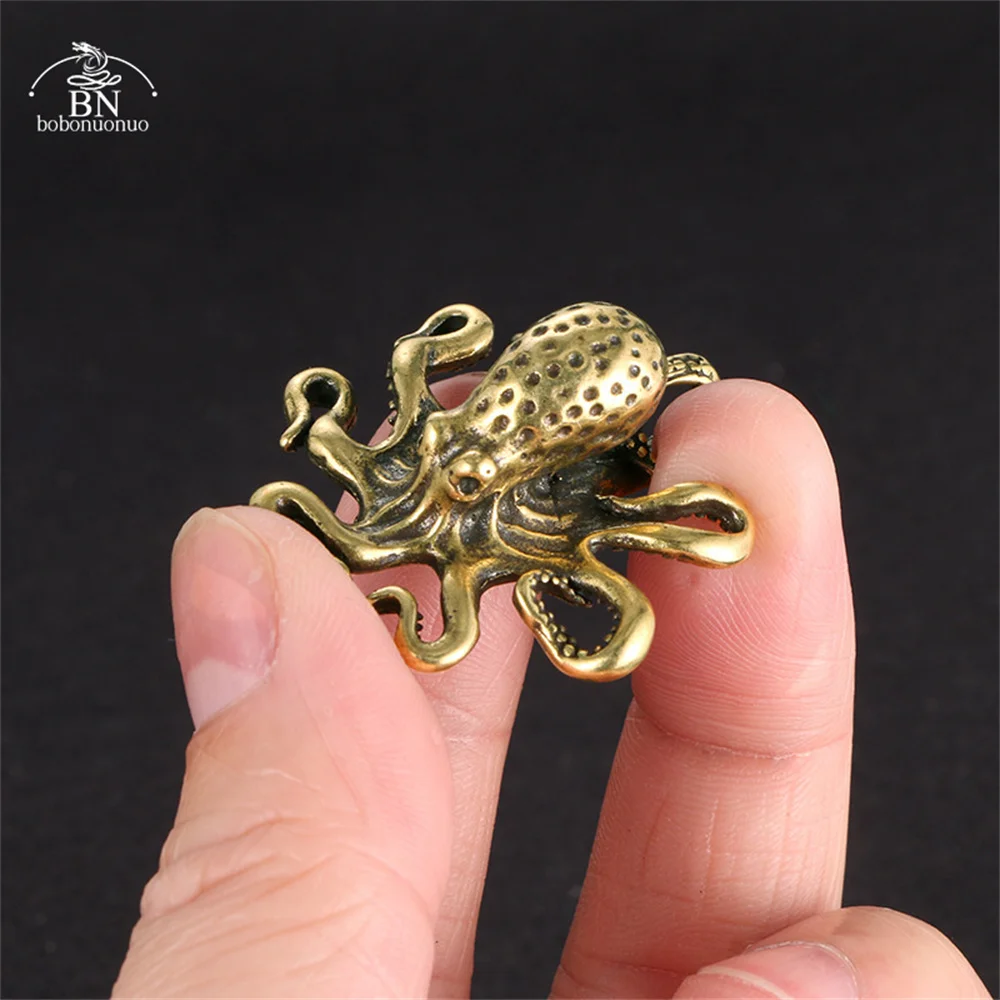 Manual Fashion Simple Portable Safety Household Octopus Durable Small Wear-resistant Tea Set Spare Parts Tea Pet Practical Brass