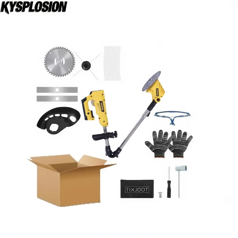 For DeWalt 20V Brushless Cordless String Trimmer w/ Telescopic Handle Fold Design Electric Grass Cutter Edger for Lawn Garden