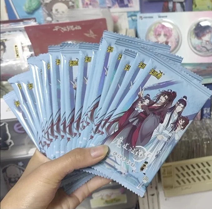 Original KAYOU Mo Dao Zu Shi Drunk Dreams ลายเซ็นการ์ด Wei Wuxian Lan Wangji ชุดคอลเลกชันการ์ดเด็ก Xmas ของขวัญ