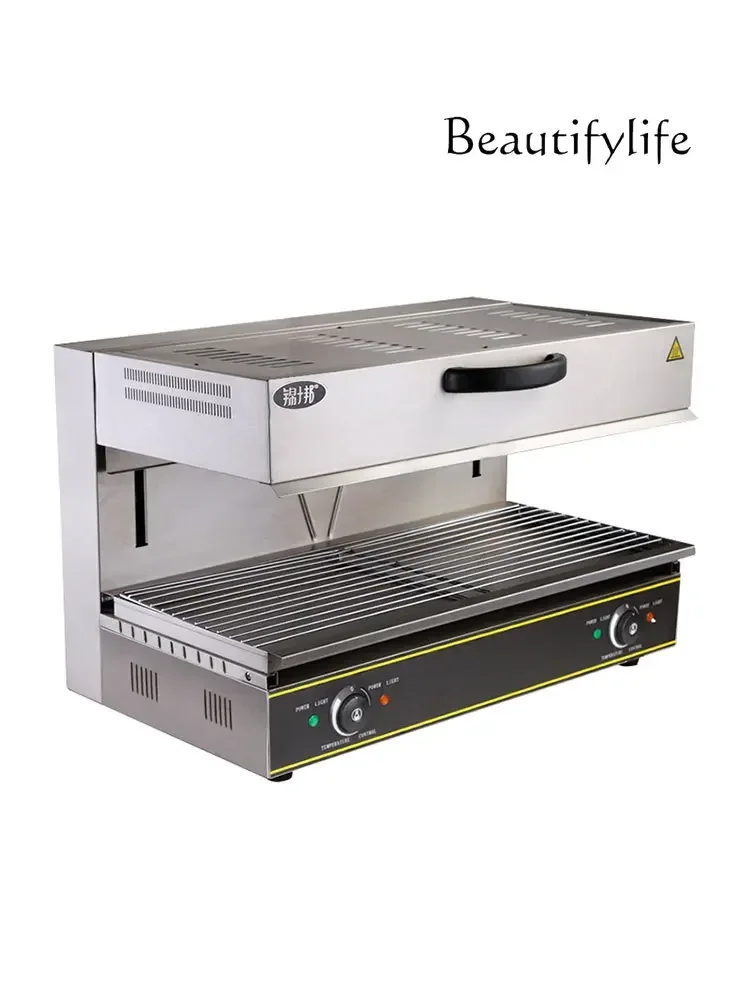 

Lifting electric heating surface stove, toast, grilled fish, commercial oven