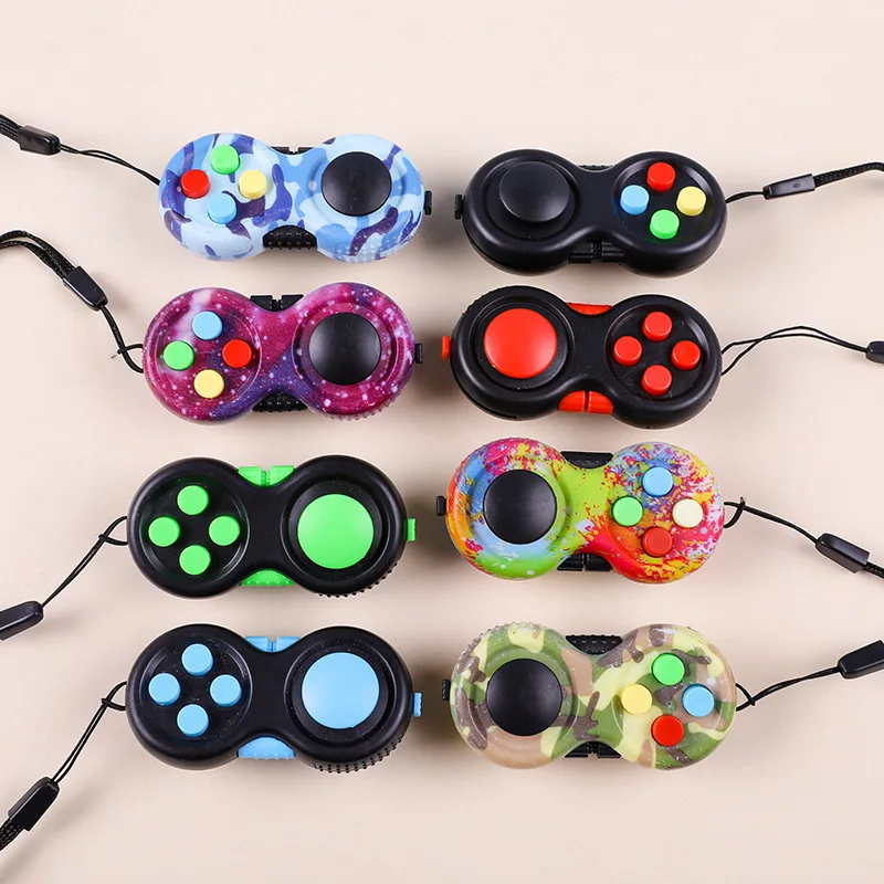 Hoge kwaliteit Fidget Game Controller Model met 8 Fidget Functies Game Focus Toy Cube om stress en angst te verlichten Gift