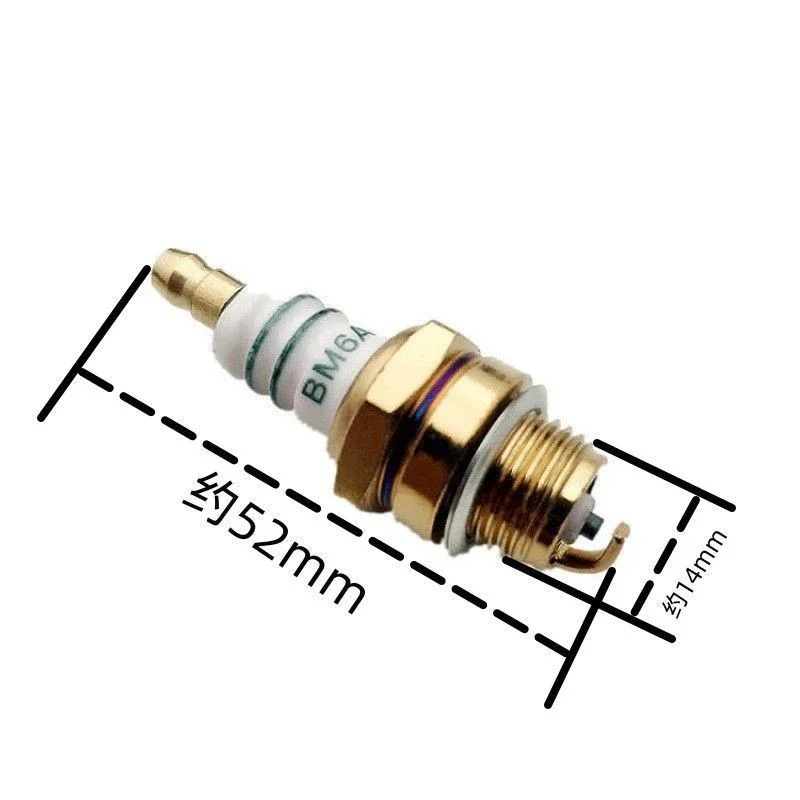 1pc BM6A Spark Plug Glow Plug Small Engine Spark Plug For Chainsaw Lawn Mower Strimmer M7/L7T/CJ8/1560 Ignition System