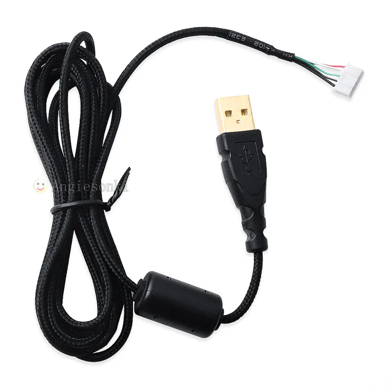 PP+ Woven USB Line/cable for Microsoft Intelli mouse Explorer IE3.0 Gaming Mouse/Mic
