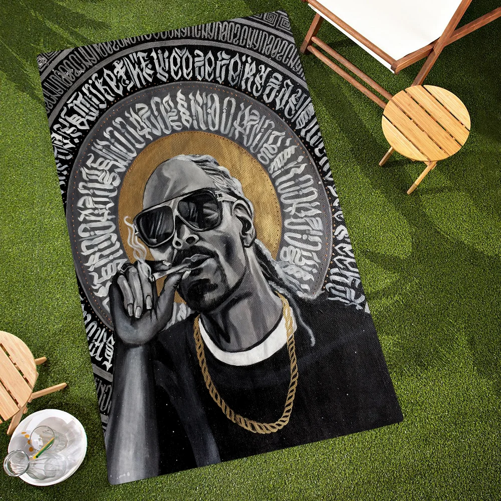 

Пляжное полотенце из микрофибры Rapper S-Snoop D-Dogg, впитывающее быстросохнущее мягкое полотенце для йоги, плавания, курорта, альпинизма