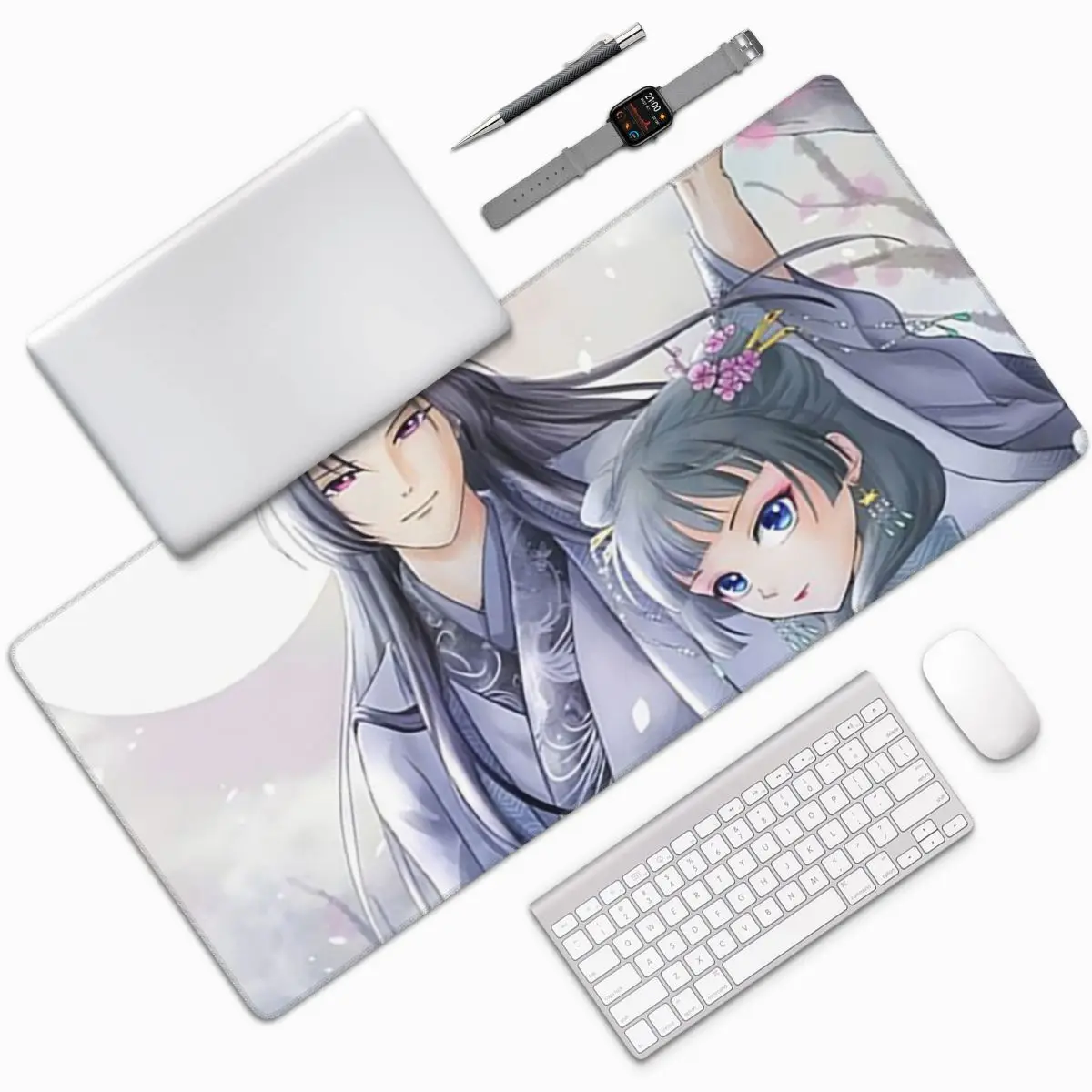 

Kusuriya No Hitorigoto Большой коврик для мыши Компьютерная клавиатура Коврик для мыши Игровой ПК Ноутбук Настольный коврик Офисные аксессуары Настольные коврики