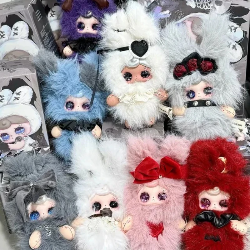 Yuna Beneath The Nightfall Series Plush Vinyl Blind Box Kawaii Rabbit Anime Figure Mystery Box Toys Cute Bag Pendant Dolls Gifts