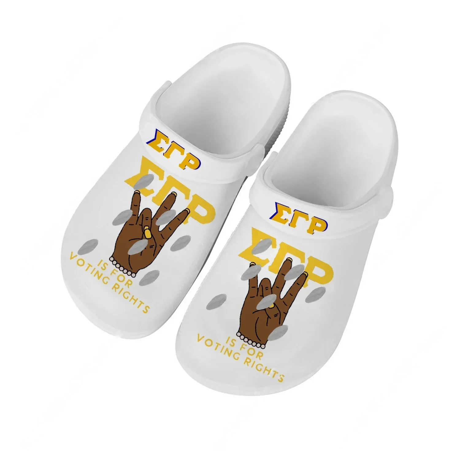 Sigma Gamma Rho Sandals Men Women Teenager Fashion Water Shoes High Quality Garden Breathable Comfort Beach Custom Slippers