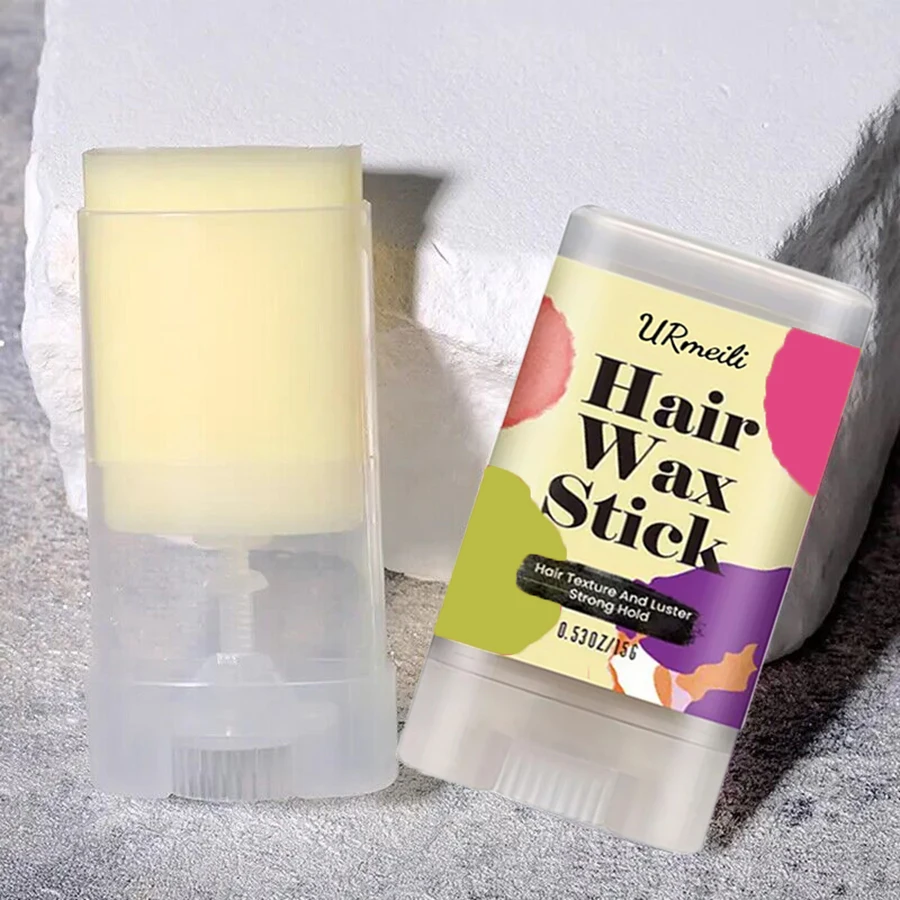 Hair Wax Stick, With Slick Back Hair Brush Set, Long Lasting Hair Wax Stick For Hair, Teasing Brush For Hair Styling