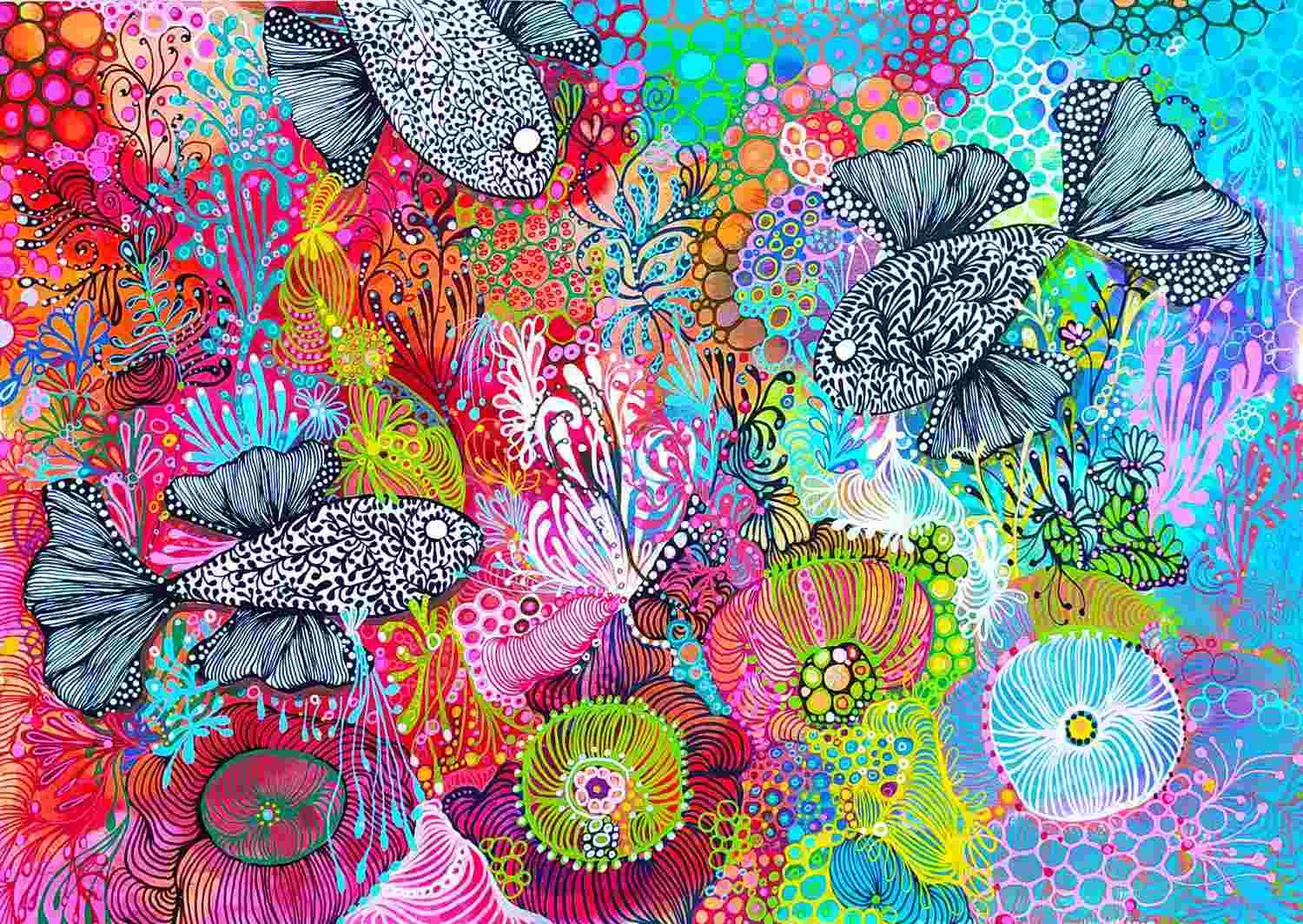 

Jigsaw Puzzles 500 Pieces for Adults Euphoric Depths Puzzle Stress Relief Entertainment Toys Landscape Puzzles Christmas Gift